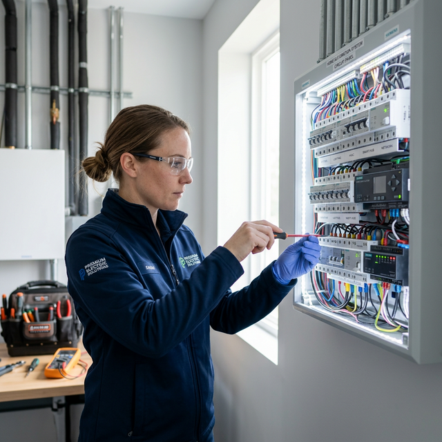 ElektroTouch Experte bei der Arbeit